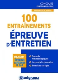 100 entraînements Epreuve d’entretien