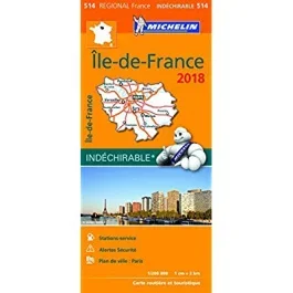 514 Ile de France 2018 indéchirable 1:200000