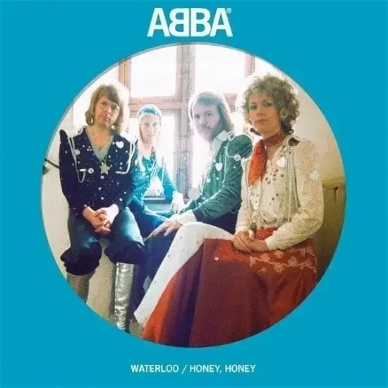Abba – Waterloo (Swedish) / Honey Honey (Picture Disc) (Limited Edition) (Anniversary Edition) (7&Prime; Vinyl)