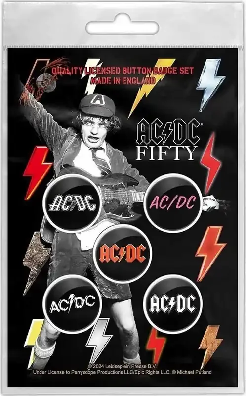 AC/DC Bolt Array Badge