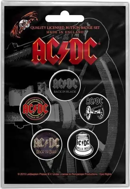 AC/DC For Those About To Rock Badge