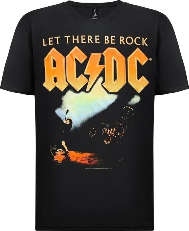 AC/DC T-shirt Let There Be Rock Unisex Black XL