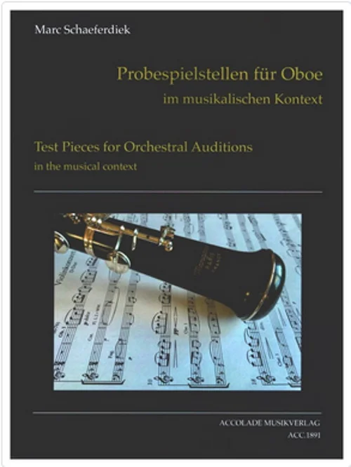 Accolade Musikverlag Schaeferdiek Marc – Probespielstellen Fur Oboe