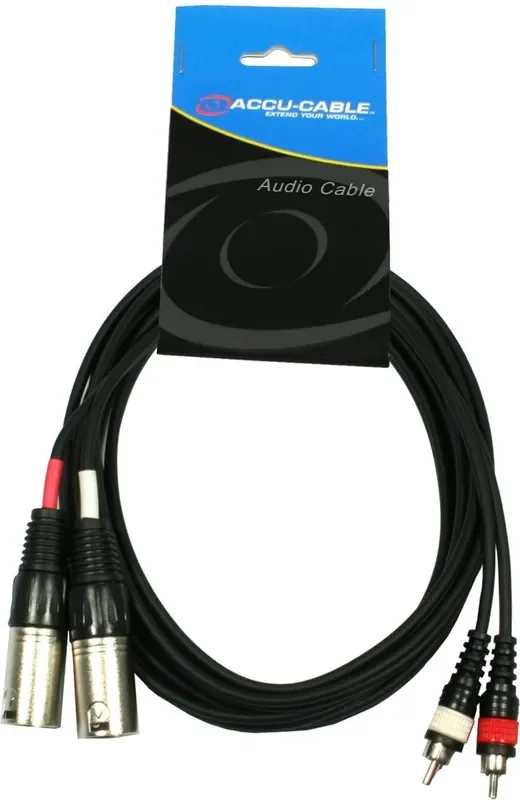 ADJ AC-2XM-2RM 3 m Câble audio