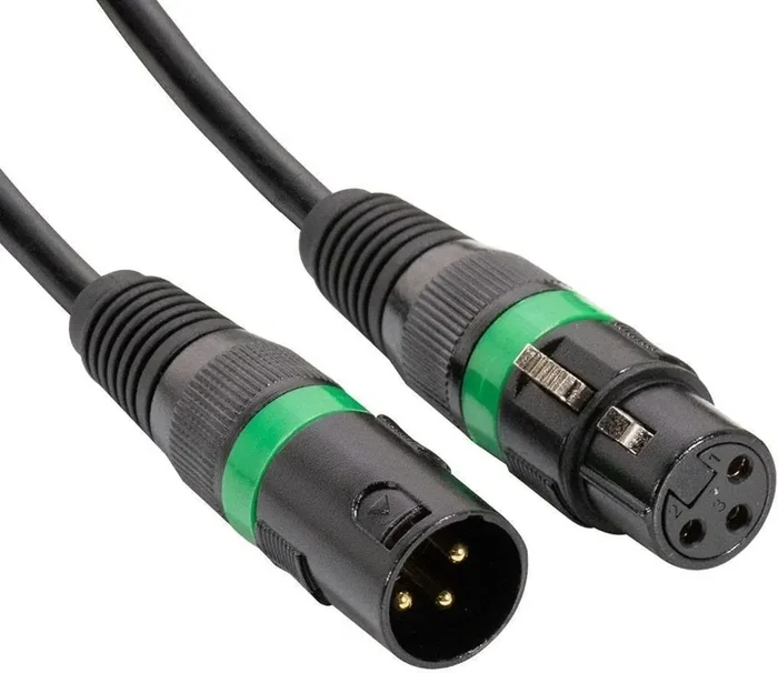 ADJ AC-DMX3/5 3 p. XLRm/3 p. XLRf 5m DMX Câble lumière DMX