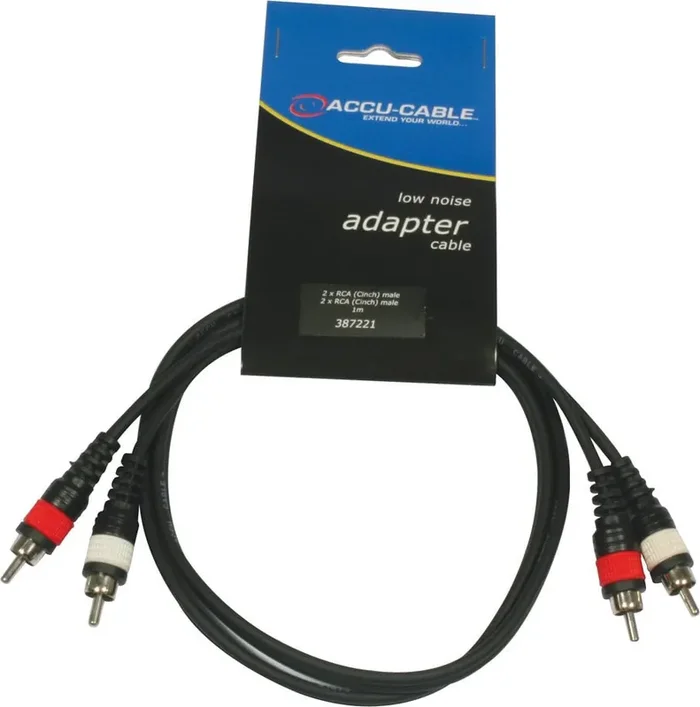 ADJ AC-R/1 RCA 1 m Câble audio