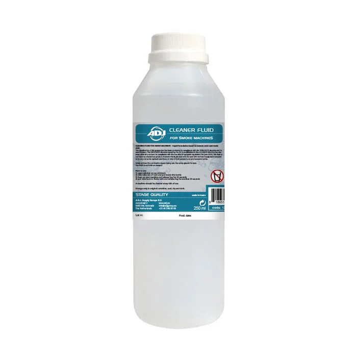ADJ Liquide De Nettoyage 250ML Pour Machines A Brouillard