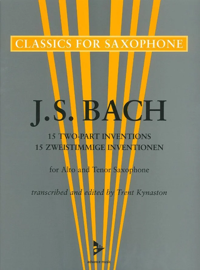 Advance Music Bach J.S – 15 Zweistimmige Inventionen For Alto And Ténor Saxophone