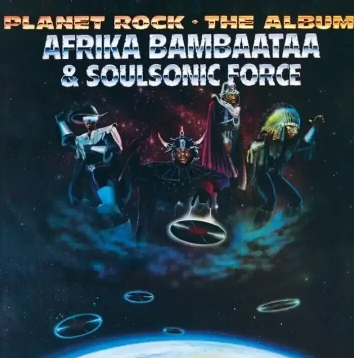 Afrika Bambaataa & Soulsonic Force – Planet Rock – The Album (Clear Blue Purple & Gold Splatter Coloured) (Limited Edition) (LP)