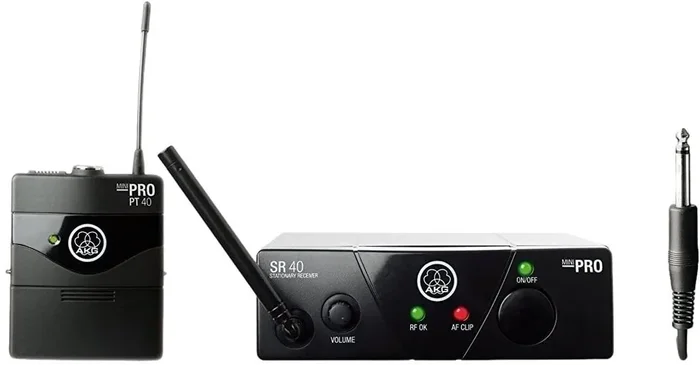 AKG WMS40 Mini Instrumental Système sans fil US45C 662.3MHz