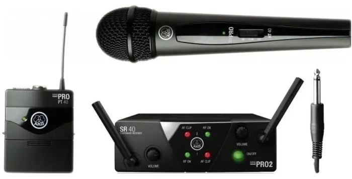 AKG WMS40 Mini2 Vocal/Instrumental Dual Système sans fil US25B 537.900MHz + US25D 540.400MHz