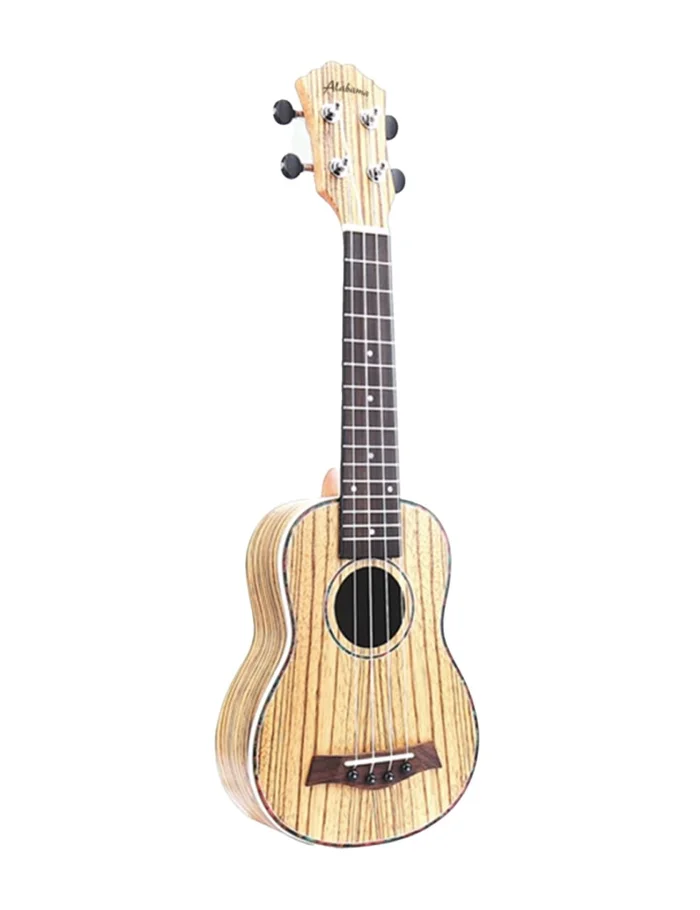 Alabama FZU-15C zebrano ukulele concert + housse