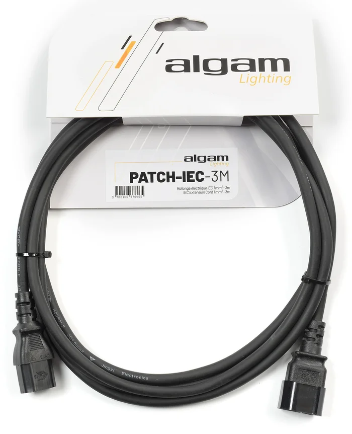 Algam Lighting Rallonge d&rsquo;alimentation IEC – 3M