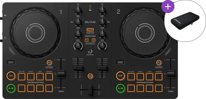 AlphaTheta DDJ-FLX2 SET Contrôleur DJ