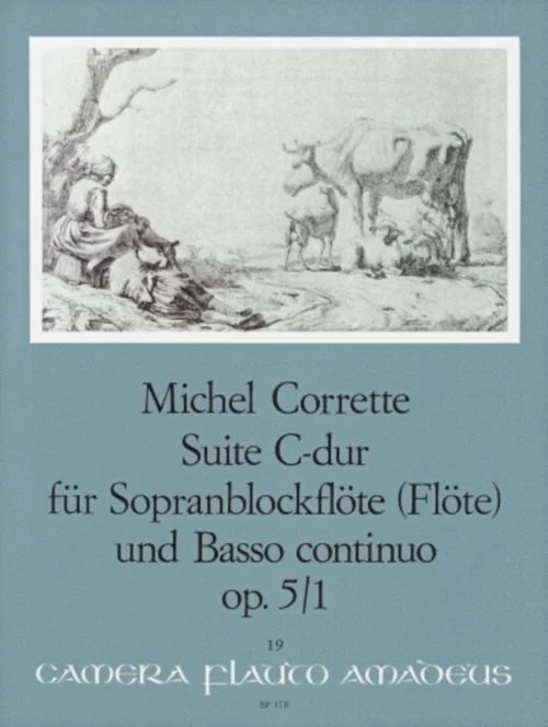 Amadeus Corrette M. – Suite C-dur Op. 5/1 – FLB Soprano et BC