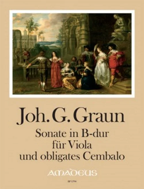Amadeus Graun J.G. – Sonata B-dur – Alto & Piano