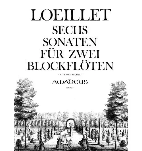 Amadeus Loeillet J.B. – Six Sonatas – 2 FLB Alto
