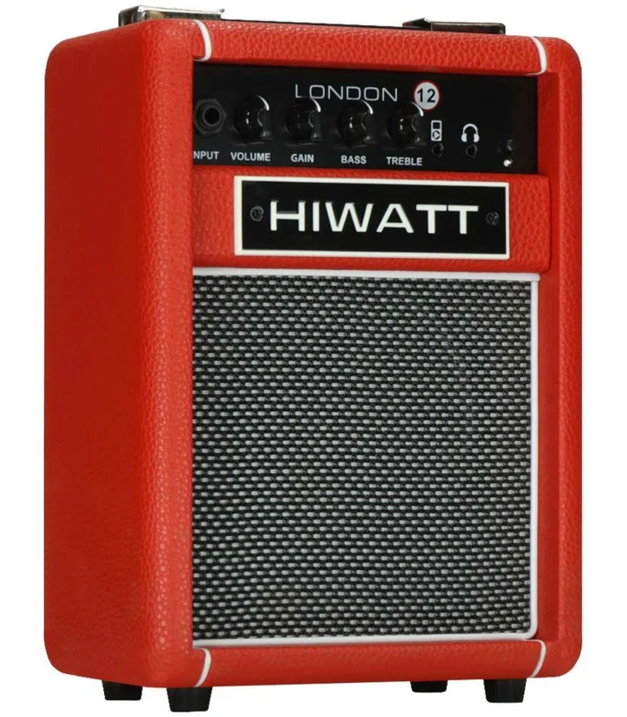 Ampli pour Guitare Electrique HIWATT – LONDON-12C-RED – Combo London 12w 1×6,5″ Bluetooth rouge