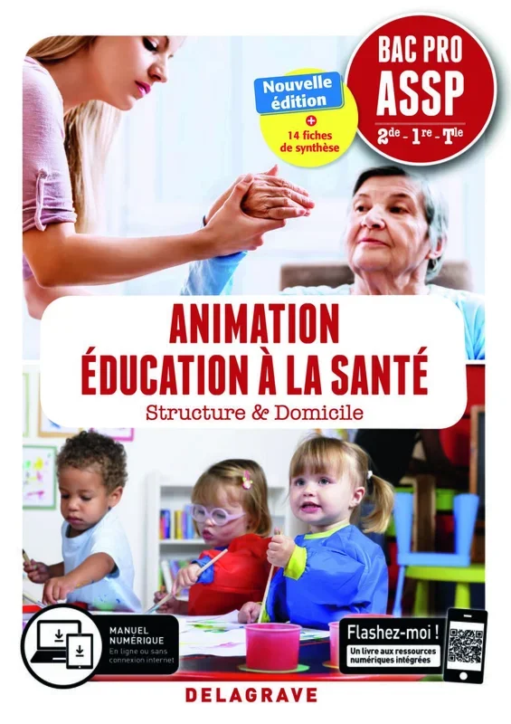 Animation, éducation à la santé 2de, 1re, tle bac pro assp (2019) – pochette élève