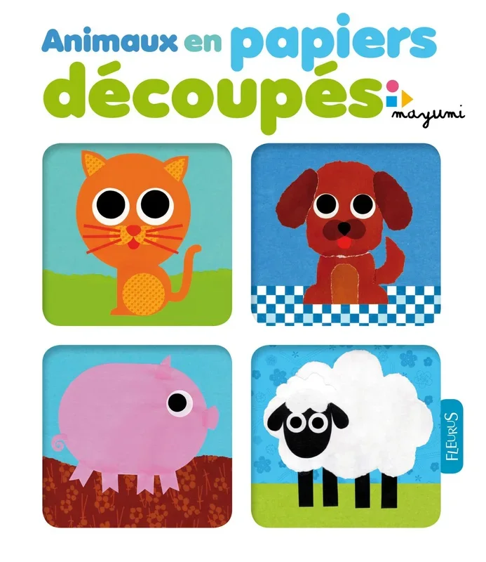 Animaux en papiers decoupes