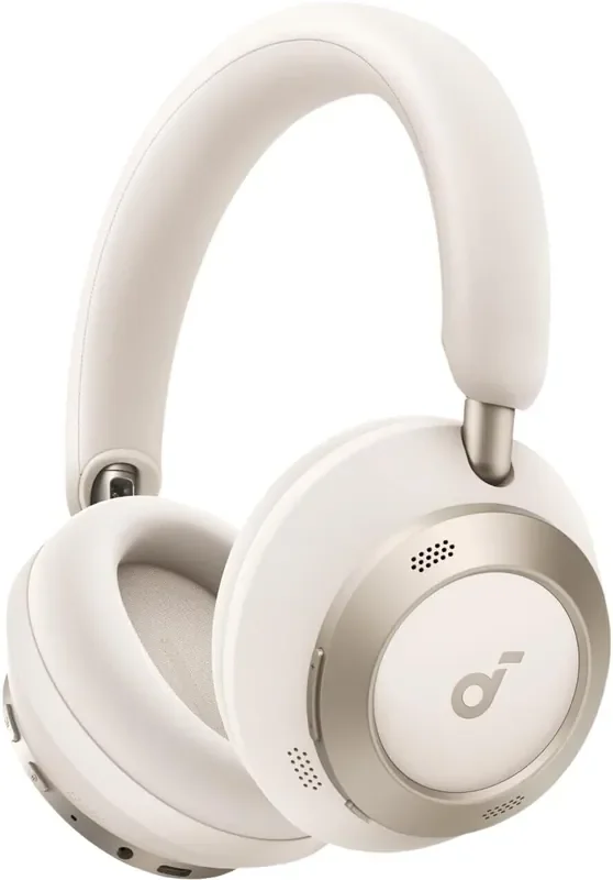 Anker Soundcore Space One Pro Cream White Casque sans fil supra-auriculaire
