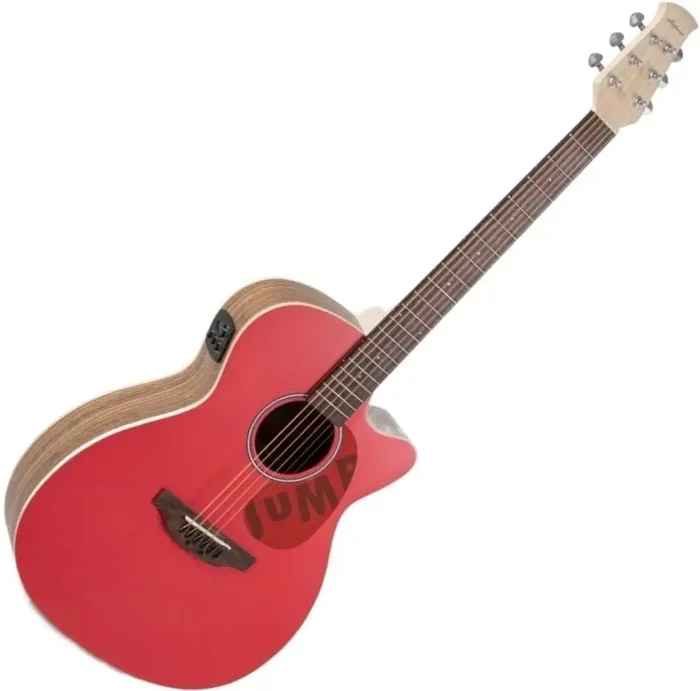 Applause AEO-69-R Jump OM Cutaway Rouge à lèvres Guitare acoustique-électrique