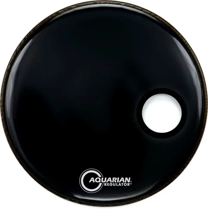 Aquarian RSM22BK Regulator Port/Ring 22″ Black Peaux de résonance