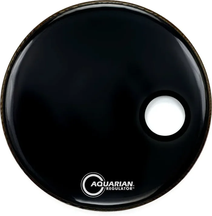 Aquarian RSM24BK Regulator Port/Ring 24″ Black Peaux de résonance
