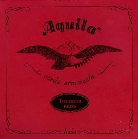 Aquila 91U Thunder Reds Bass Cordes pour ukulélé de basse