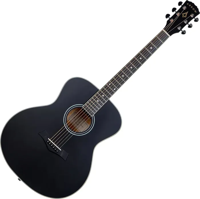 Arrow Gold A Abyss Black Guitare acoustique Jumbo