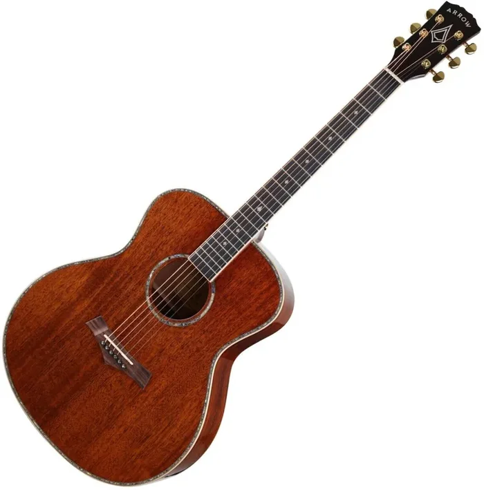 Arrow Platinum A Mahogany Guitare acoustique Jumbo