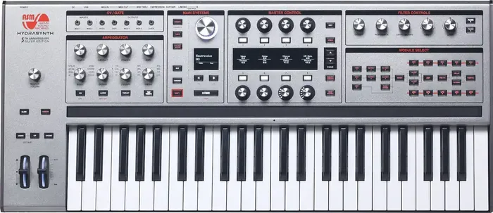ASM Hydrasynth Keyboard Synthétiseur Silver