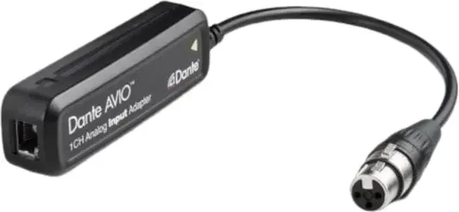 Audinate Dante AVIO Analog Input Adapter 1-Channel Convertisseur audio numérique