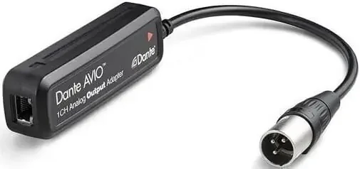 Audinate Dante AVIO Analog Output Adapter 1-Channel Convertisseur audio numérique