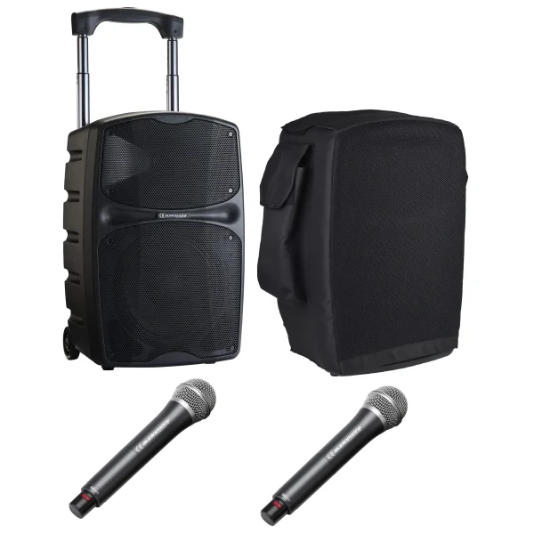 Audiophony Pack RACER120 Evo + 2x Micros sans fil main + housse