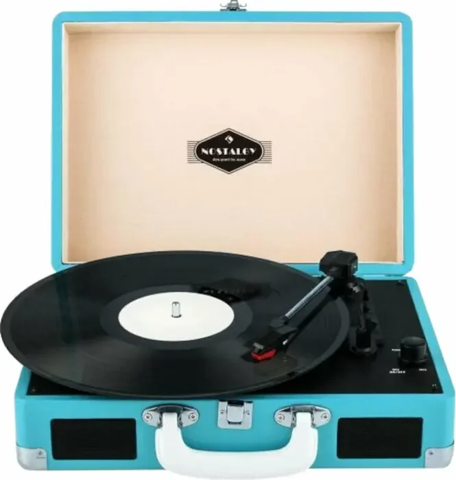 Auna Peggy Sue Blue Tourne-disque portable