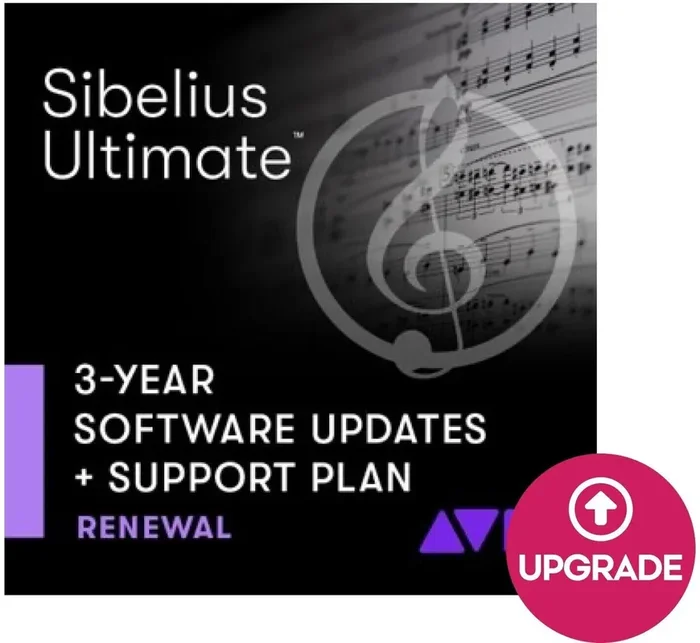 AVID Sibelius Ultimate 3Y Updates Support RENEW (Produit numérique)