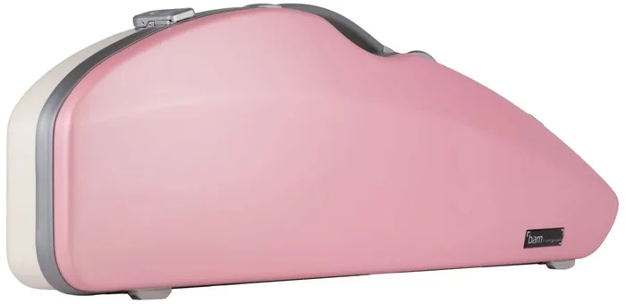 BAM Étui Violon 4/4 Hightech Bonbon – Rose/Blanc