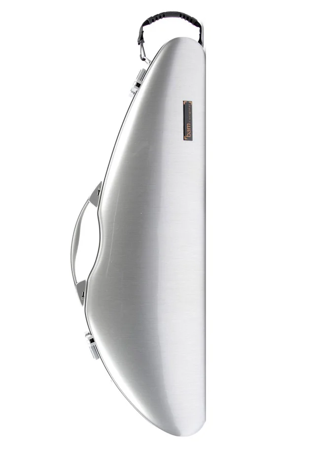 BAM Étui Violon 4/4 Hightech La Défense Slim – Aluminium Brossé