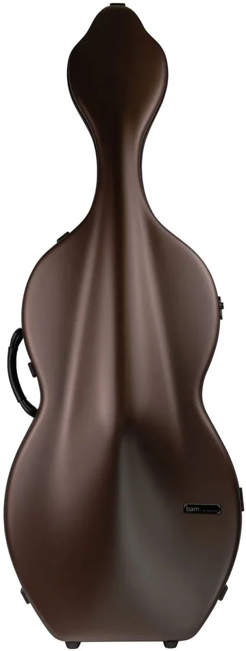 BAM Étui Violoncelle 4/4 Hightech Bonbon + Roues – Marron/Noir