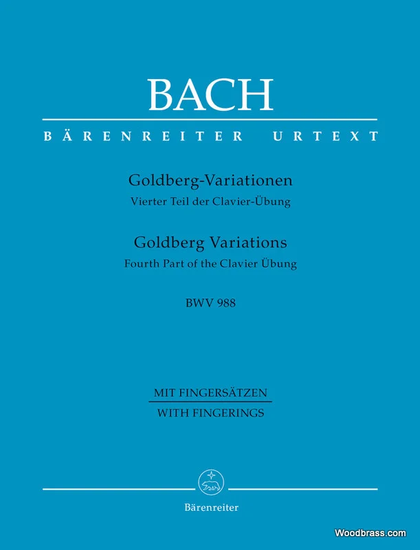 Barenreiter Bach J.S. – Goldberg Variations BWV 988