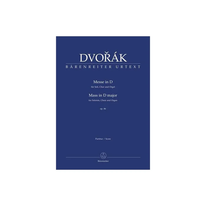 Barenreiter Dvorak A. – Messe D-dur Op.86 – Score