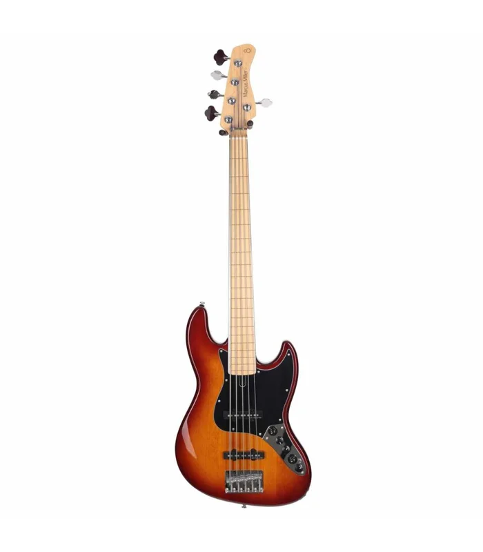Basse Electrique 5 cordes FretLess M. Miller V7 VINTAGE ALDER-5 FL TS MN Tobacco Sunburst