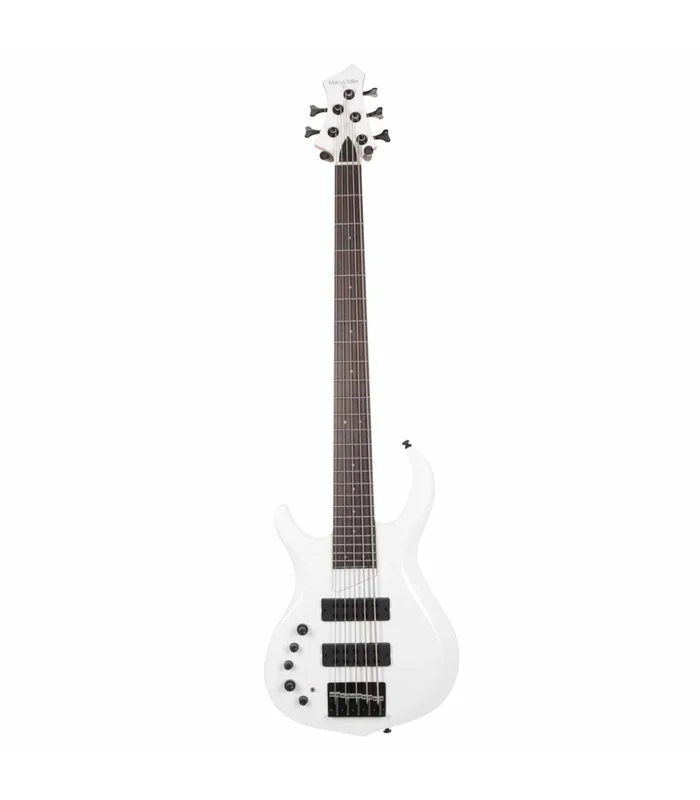 Basse Electrique 5 cordes Gaucher M. Miller M2-5 LH WHP RN White Pearl
