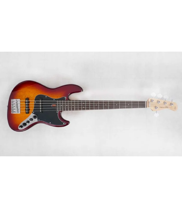 Basse Electrique 5 Cordes M. Miller V3-5 TS RN Tobacco Sunburst – Image 3