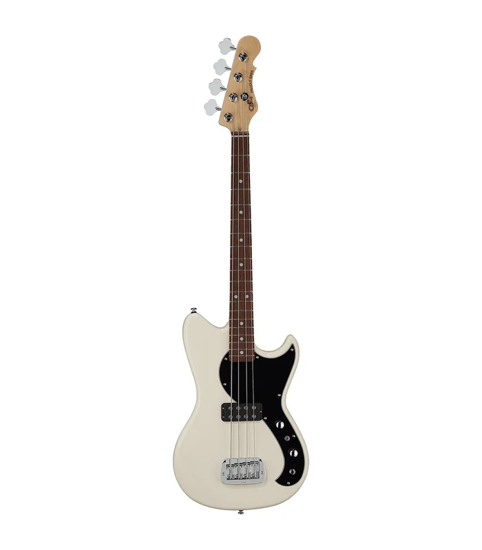 Basse Electrique G&L – TFALB-OWH-R – Standard – Tribute Fallout Bass Olympic White, touche palissandre