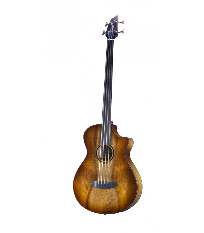 Basse Electro Fretless BREEDLOVE PURSUIT EX S BASSE FL AMBER CE – Image 2