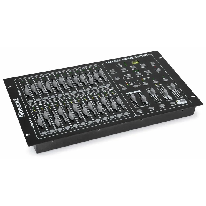 BeamZ DMX24 – Contrôleur DMX, 24 Canaux, 48 Programmes