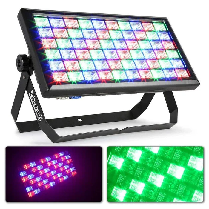 BeamZ Professional WH180RGB – Wall Washer, Projecteur LED, 60 LEDs RGB Intégrées 3W, Mode DMX