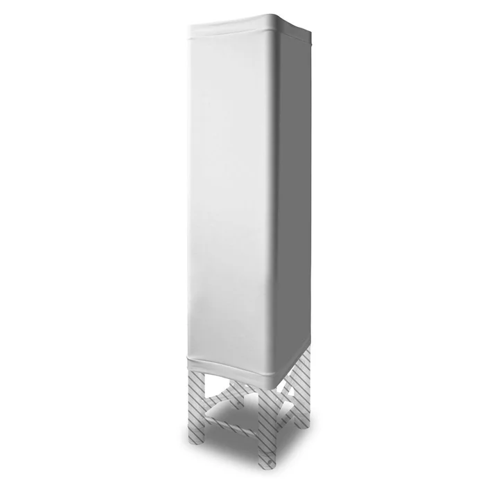 BeamZ Professionnal Truss Housse Lycra pour Totem P30 BeamZ 1 mètre – Blanc